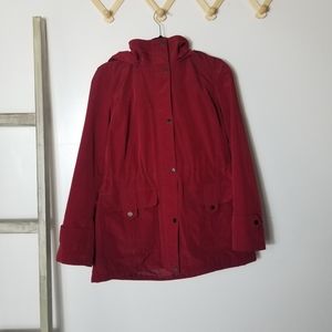LONDON FOG RED JACKET SIZE MEDIUM